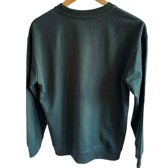 NWOT. Tennis sweatshirt size Small. Dark green. - Picture 2 of 5